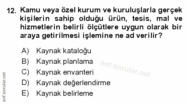 Soru 12