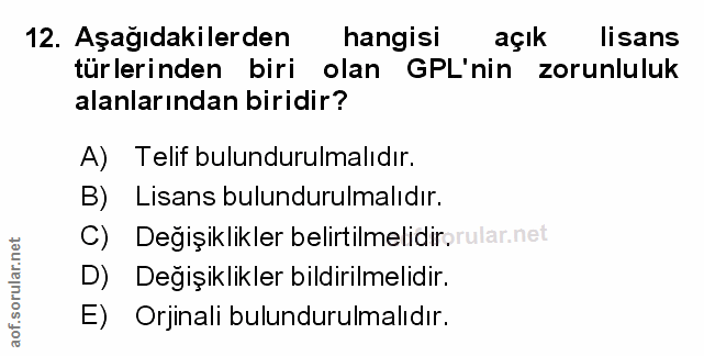 Soru 12