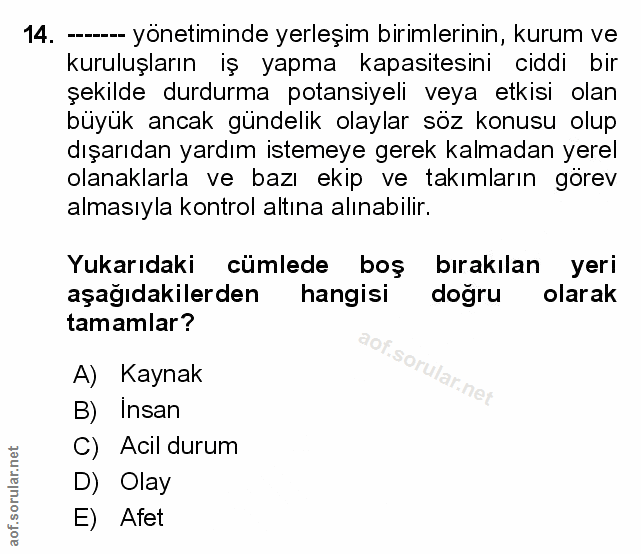 Soru 14