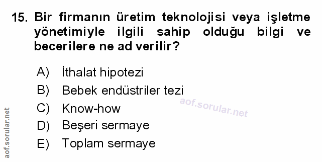 Soru 15