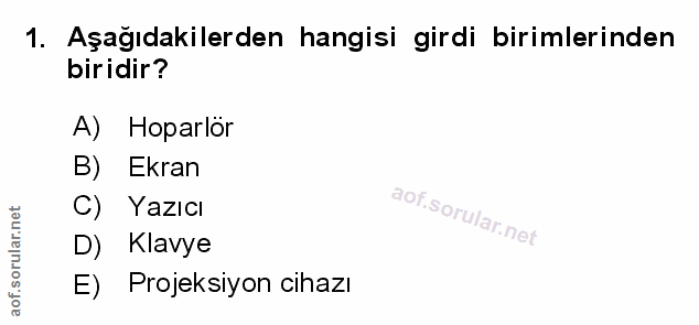 Soru 1