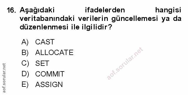 Soru 16