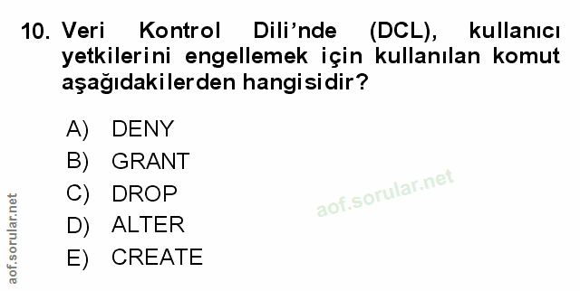 Soru 10