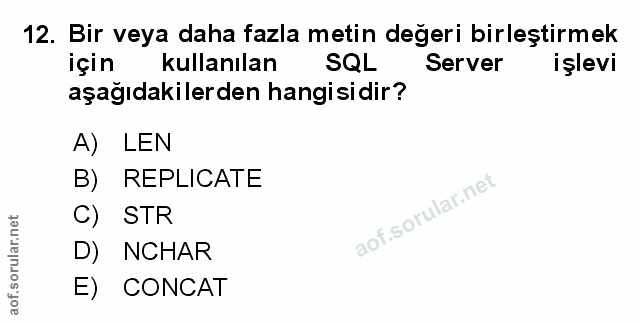 Soru 12