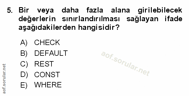 Soru 5