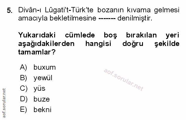 Soru 5