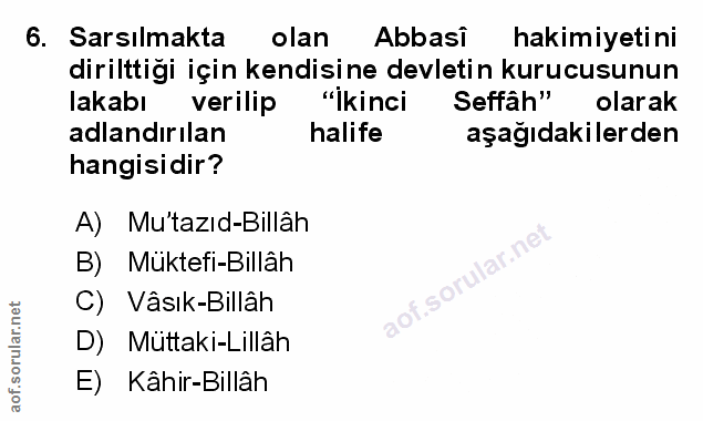 Soru 6