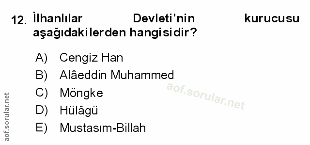 Soru 12