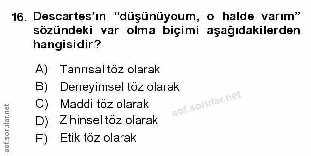 Soru 16