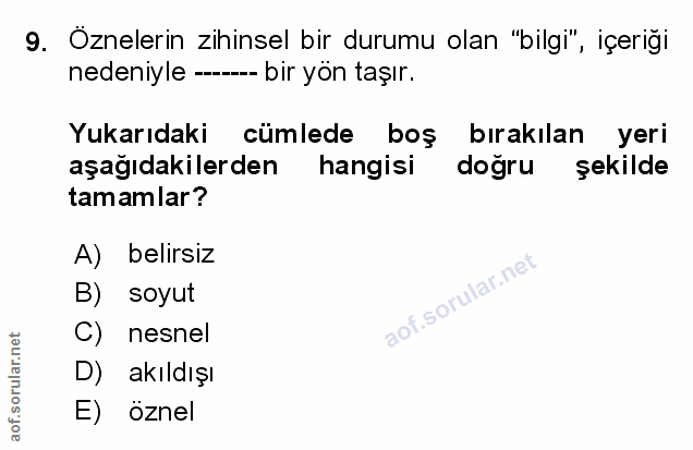 Soru 9