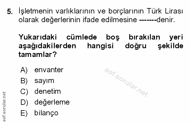 Soru 5