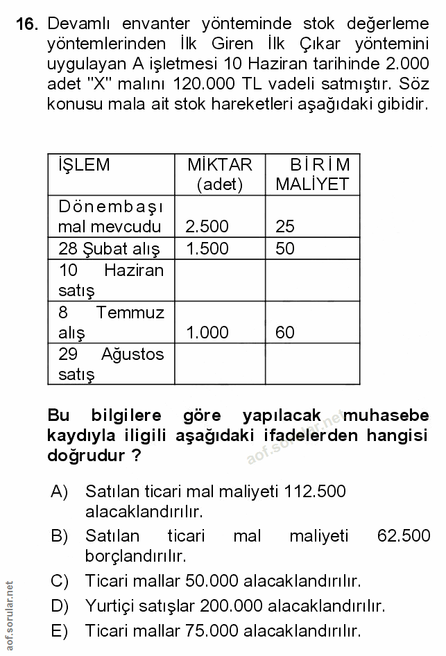 Soru 16