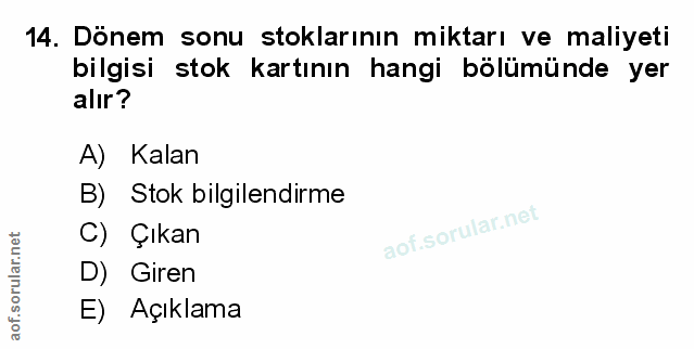 Soru 14