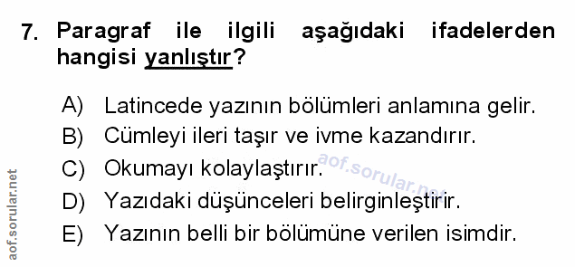 Soru 7