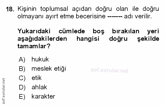 Soru 18