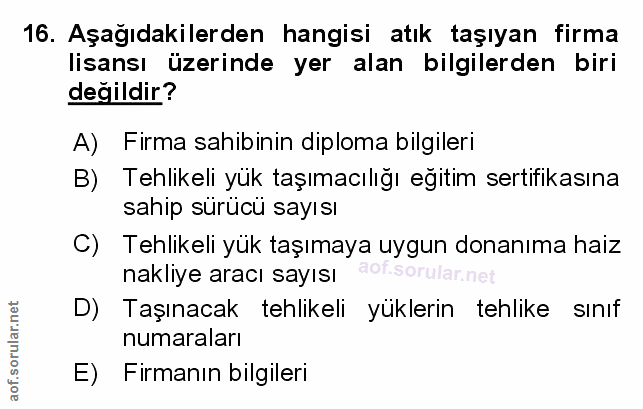 Soru 16