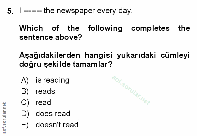 Soru 5