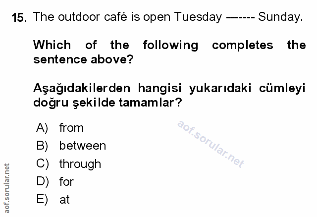 Soru 15