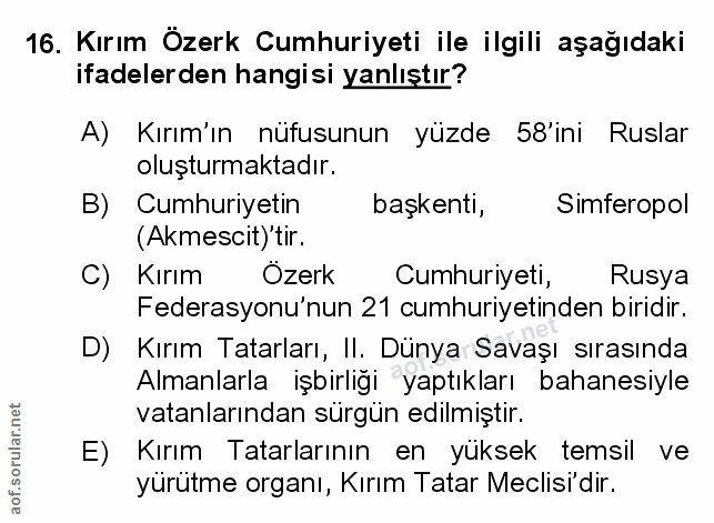 Soru 16