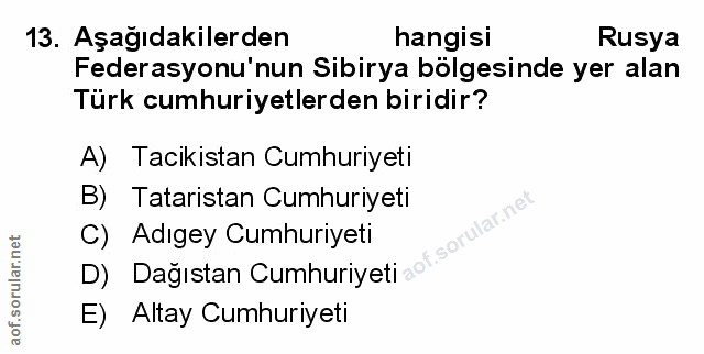 Soru 13