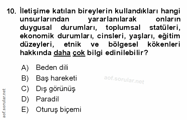Soru 10