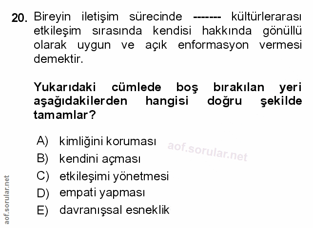Soru 20