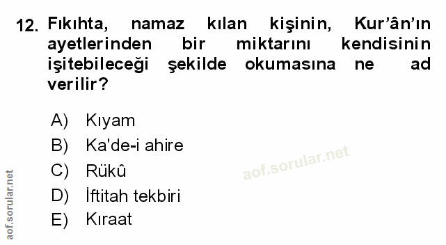 Soru 12