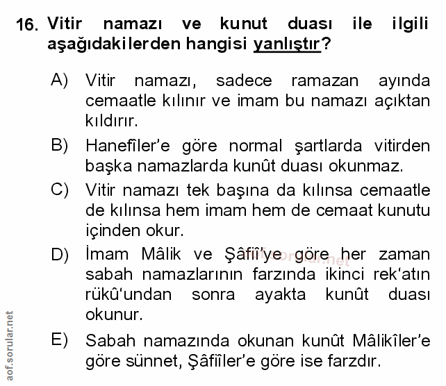 Soru 16