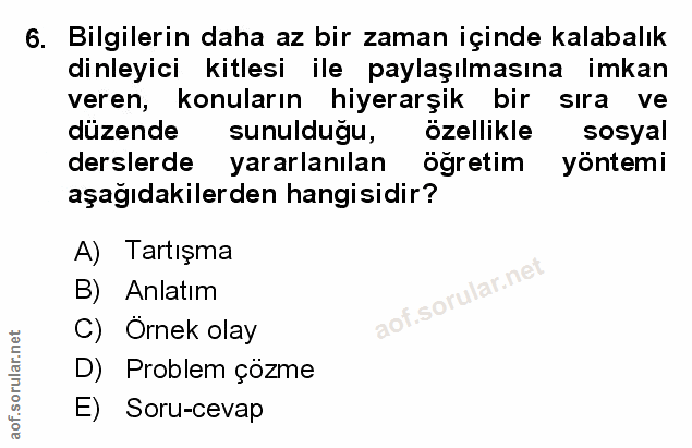 Soru 6