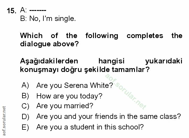 Soru 15