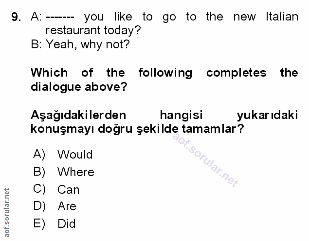 Soru 9