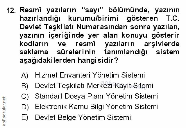 Soru 12