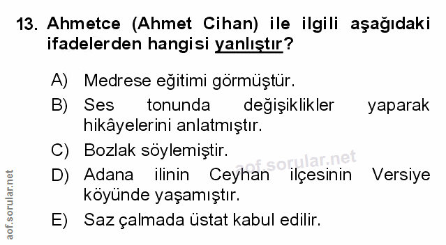 Soru 13