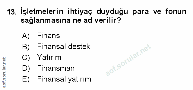 Soru 13