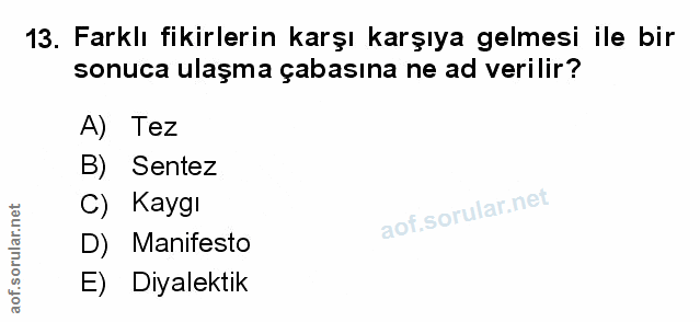 Soru 13