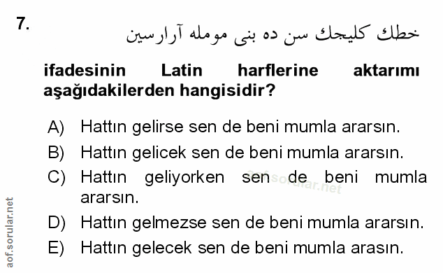 Soru 7