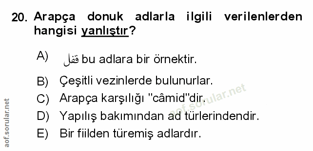Soru 20