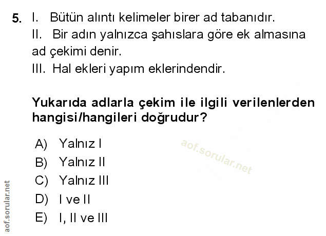 Soru 5