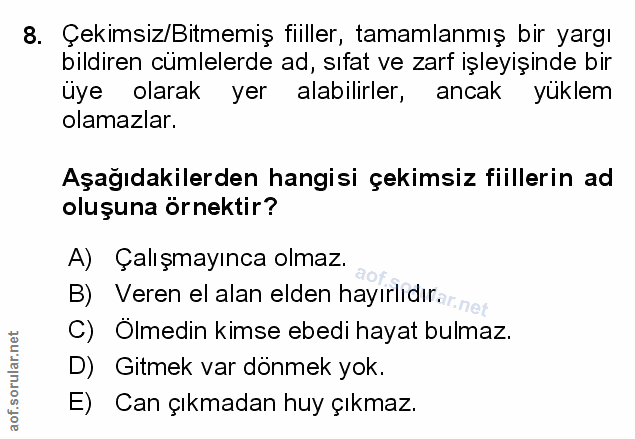 Soru 8