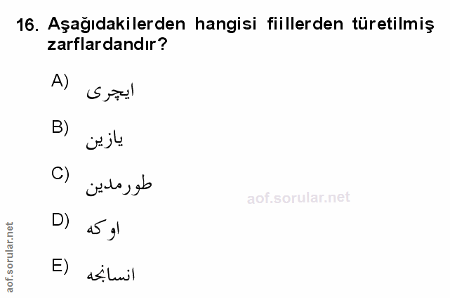 Soru 16