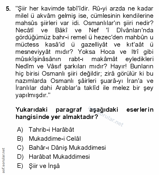 Soru 5