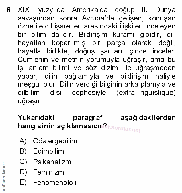 Soru 6