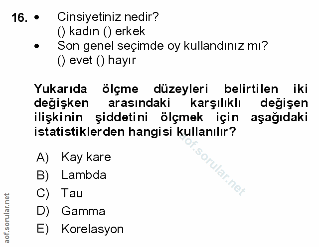 Soru 16