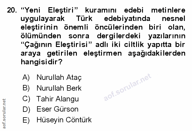 Soru 20