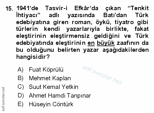 Soru 15