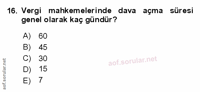 Soru 16