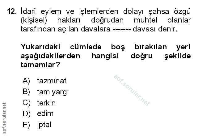 Soru 12
