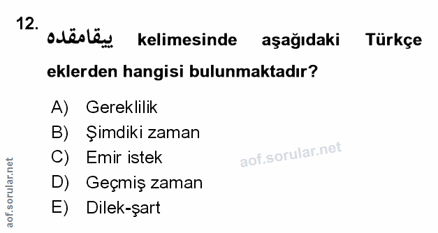 Soru 12