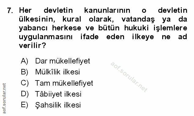 Soru 7