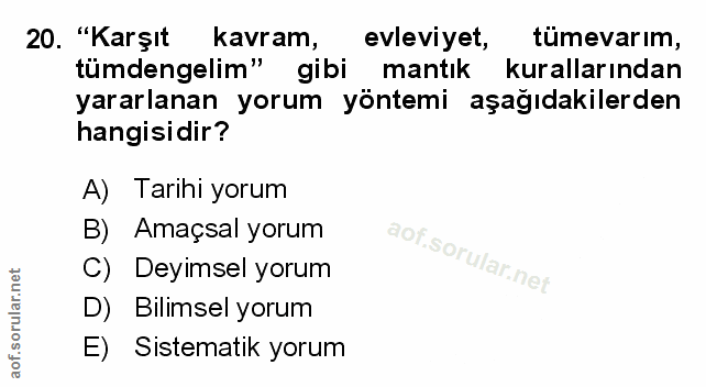 Soru 20